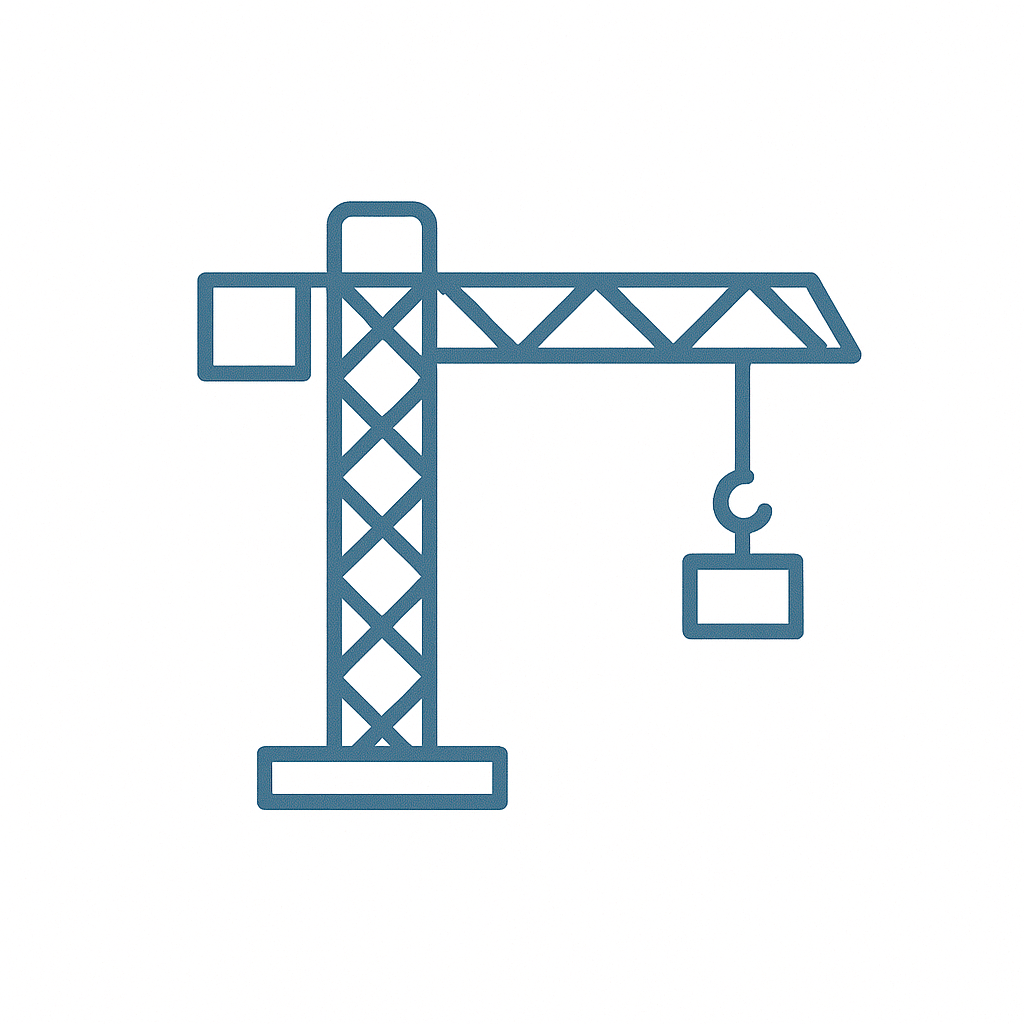 Tower cranes